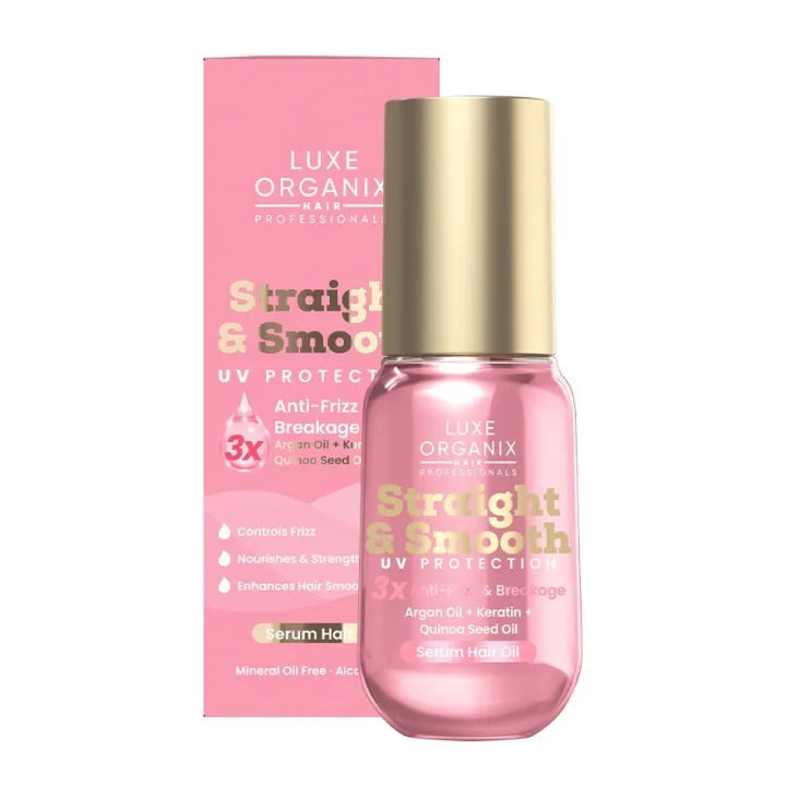 Straight & Smooth UV Protection Hair Serum Oil - Anti-Frizz & Breakage 60ml