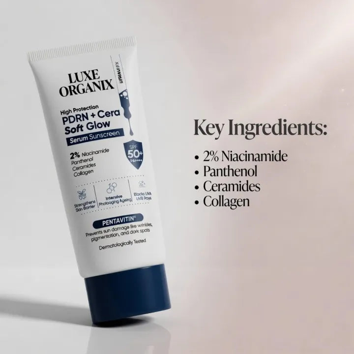 High Protection Aqua PDRN Soft Glow Serum Sunscreen SPF50 40g