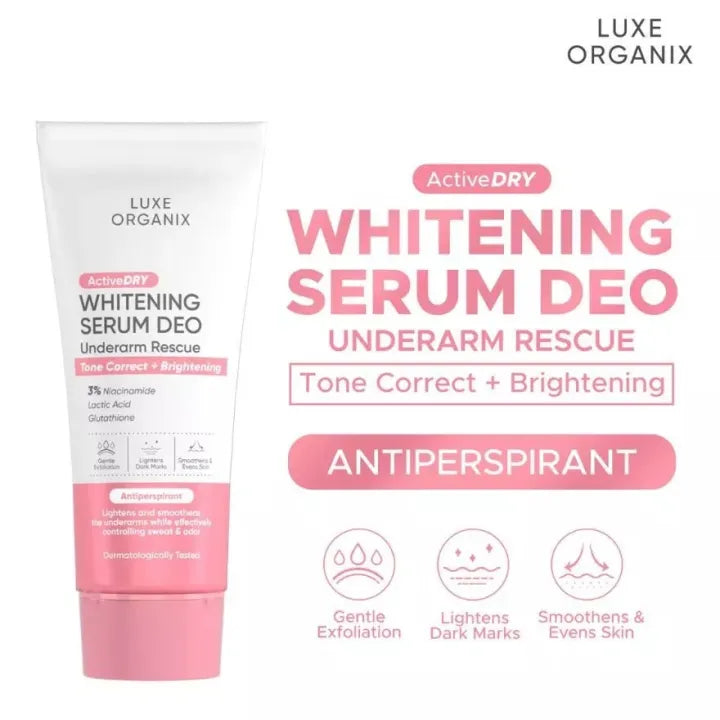 Active Dry Whitening Serum Deodorant Underarm Rescue 50g