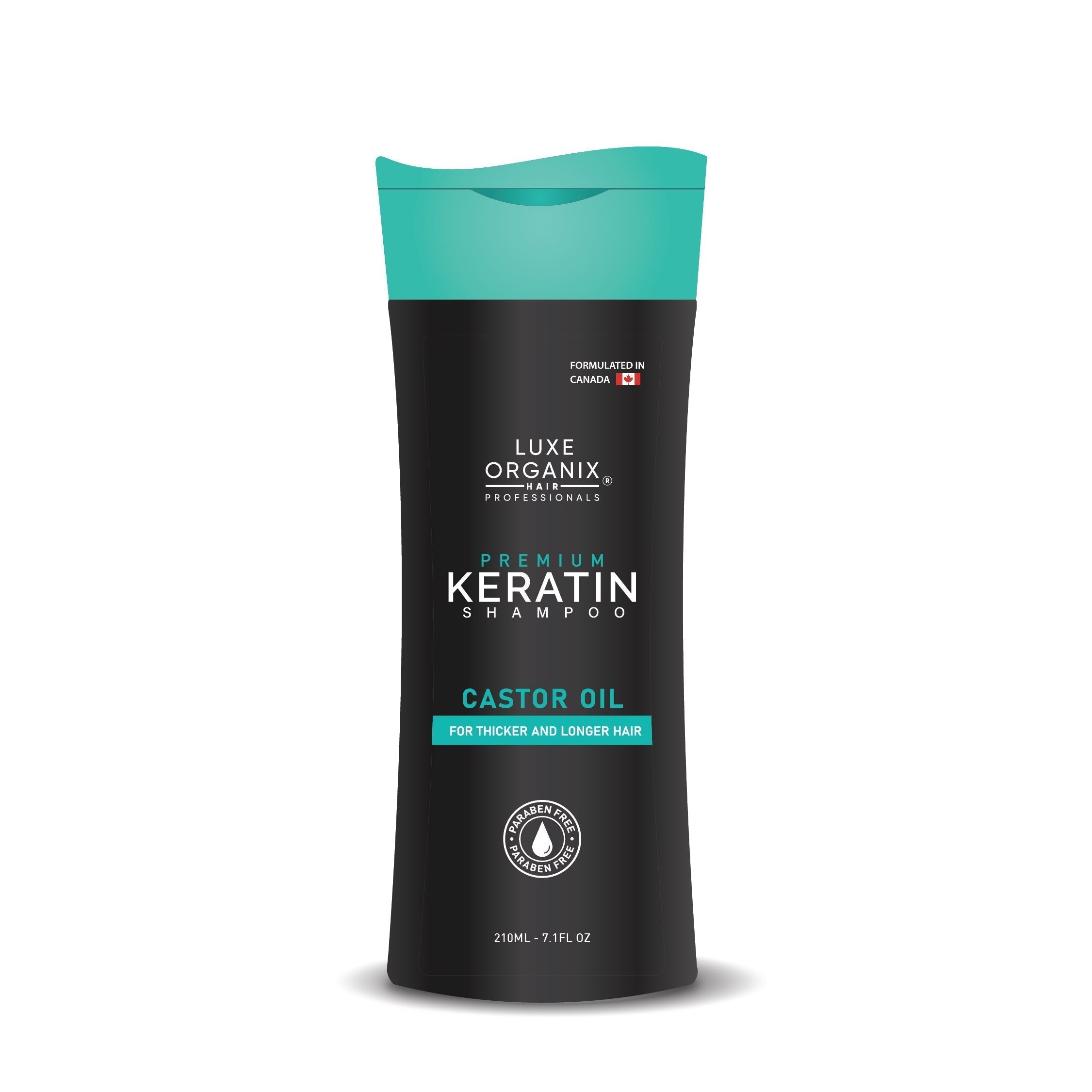 Premium Keratin Shampoo 210ml (Castor Oil)