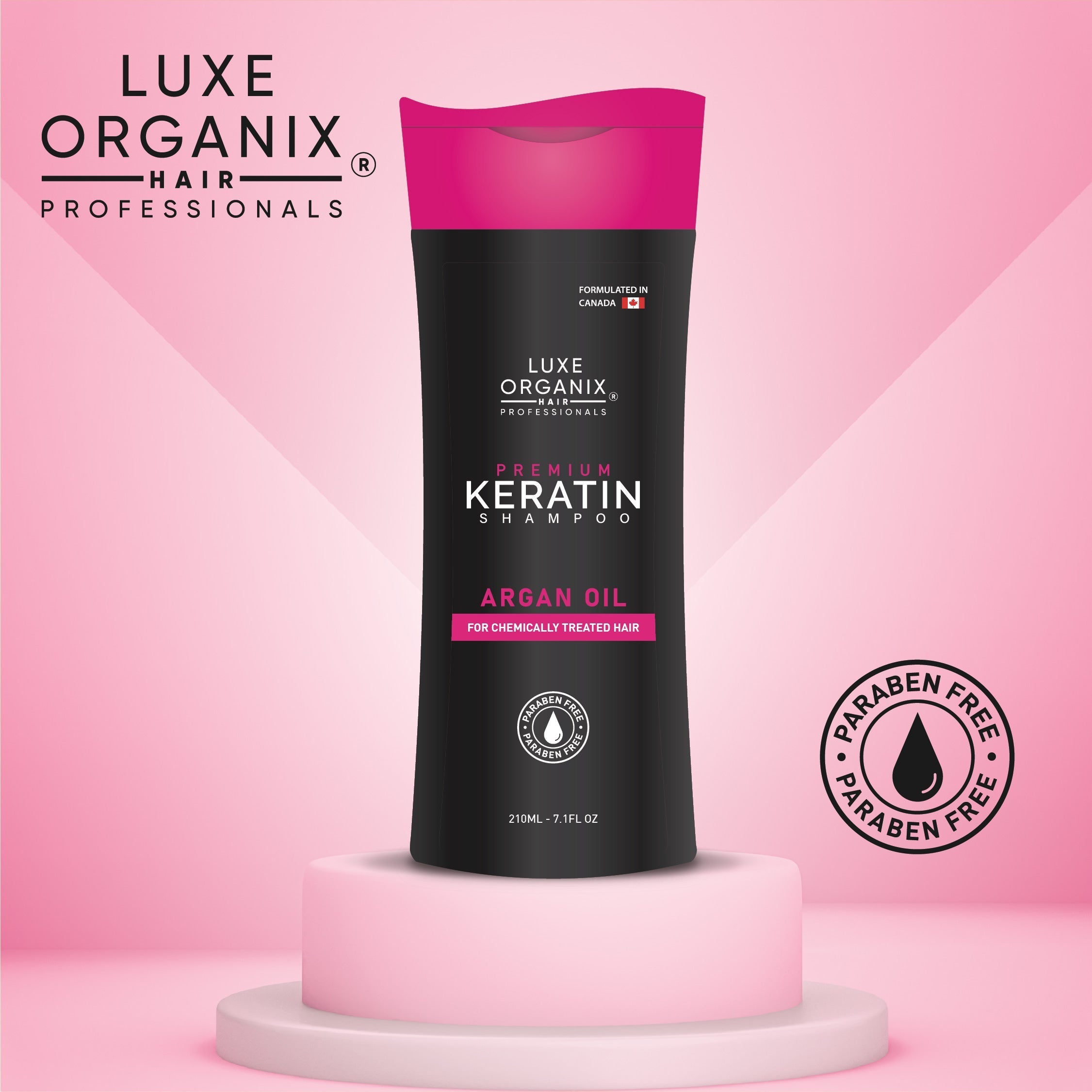 Premium Keratin Shampoo 210ml (Argan Oil)