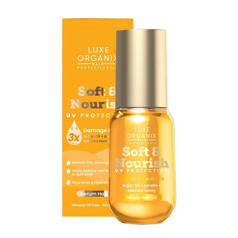 Soft & Nourish UV Protection Hair Serum Oil - Damage Repair 60ml