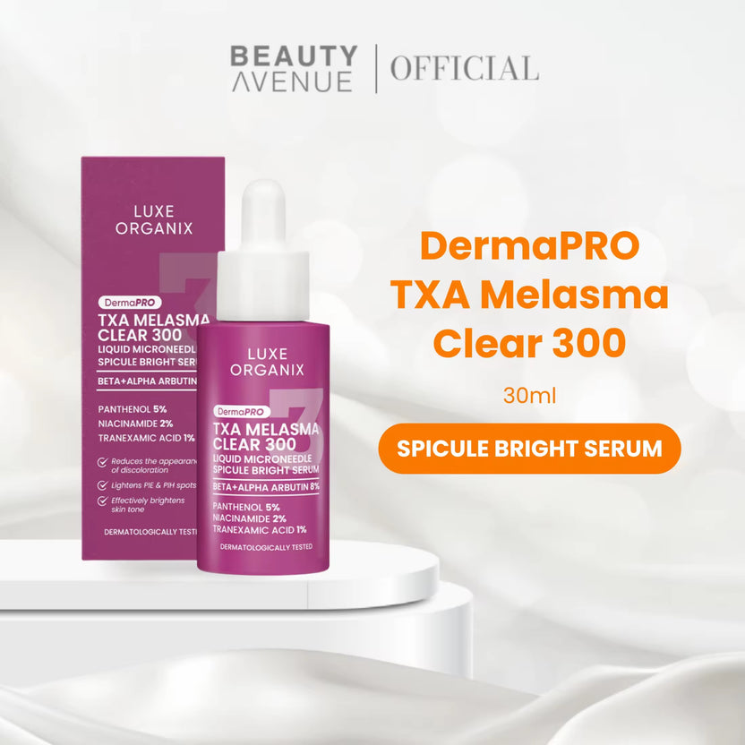 TXA Melasma Clear 300 Microneedle Spicule Bright Serum 30ml