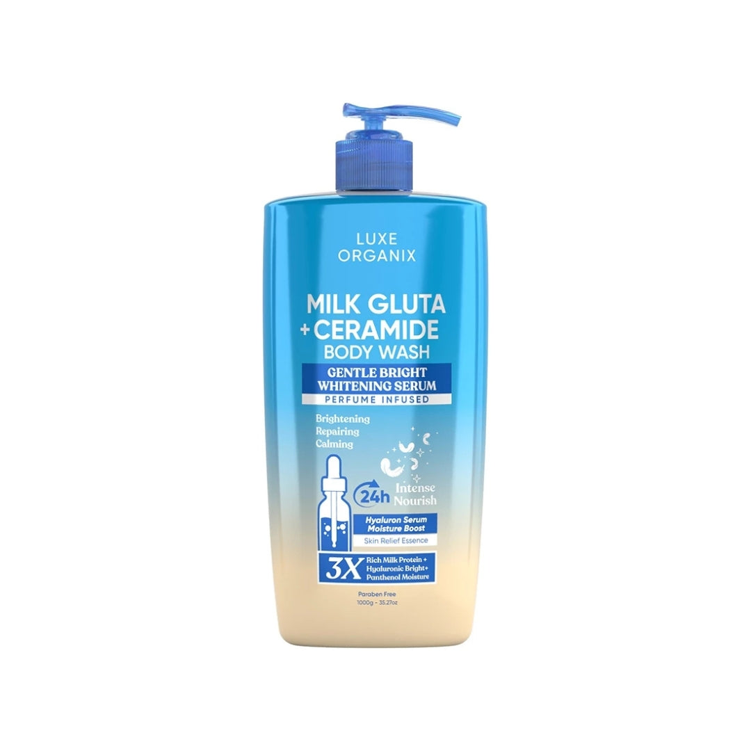 Milk Gluta + Ceramide Serum Body Wash 1000g (Perfume Infused)
