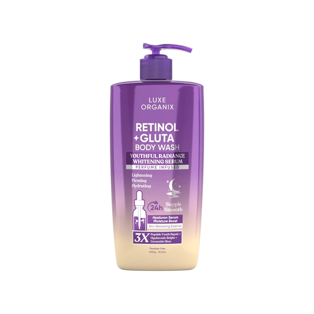 Retinol + Gluta Serum Body Wash 1000g (Perfume Infused)