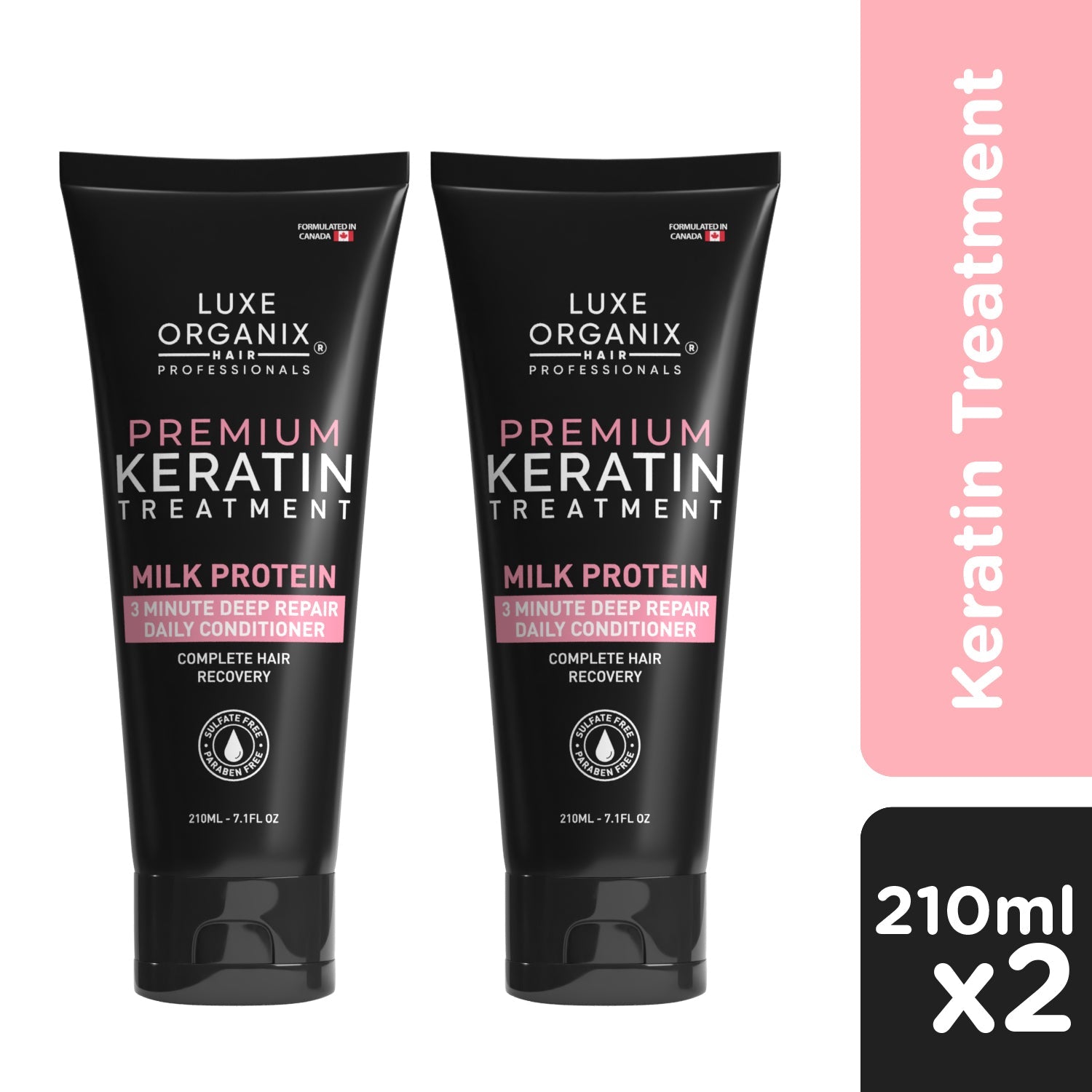 Premium Keratin Treatment 210ml (B1T1) - Milk Protein