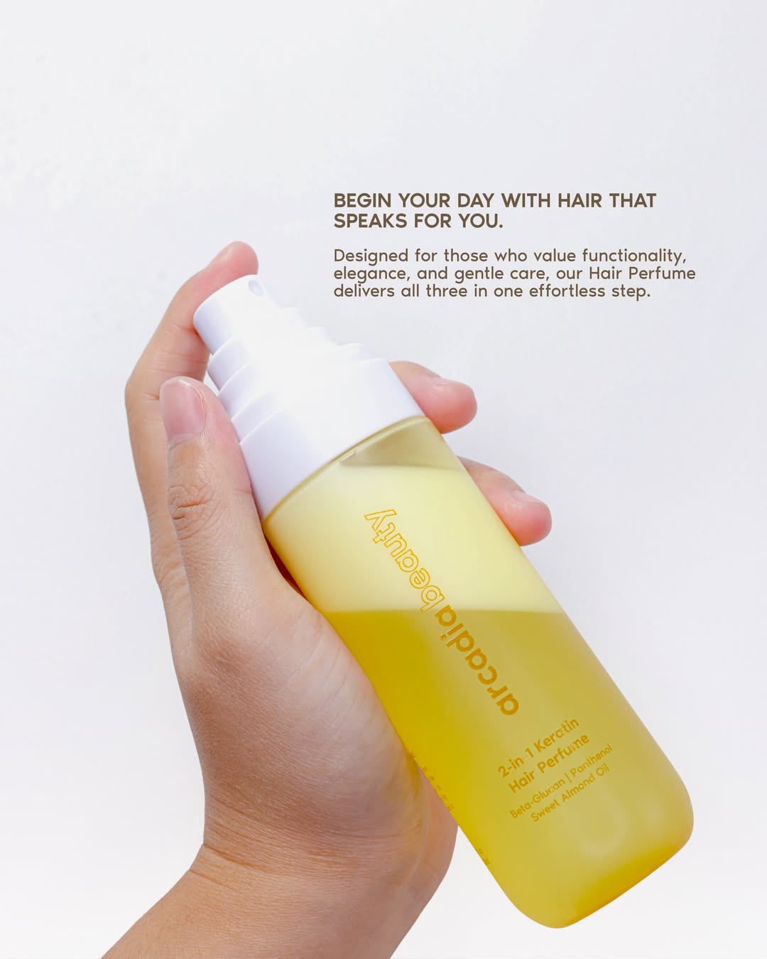 Arcadia Beauty 2-in-1 Keratin Hair Perfume Mist: Fresh Floral 100ml