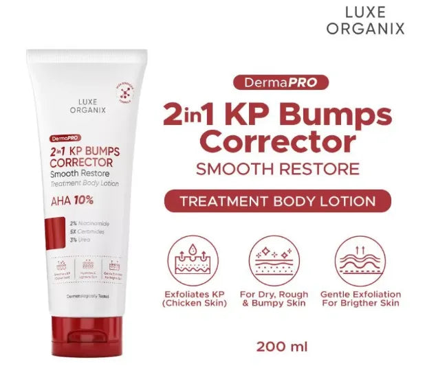 DermaPRO 2in1 KP Bumps Corrector Smooth Restore Treatment Lotion 200ml