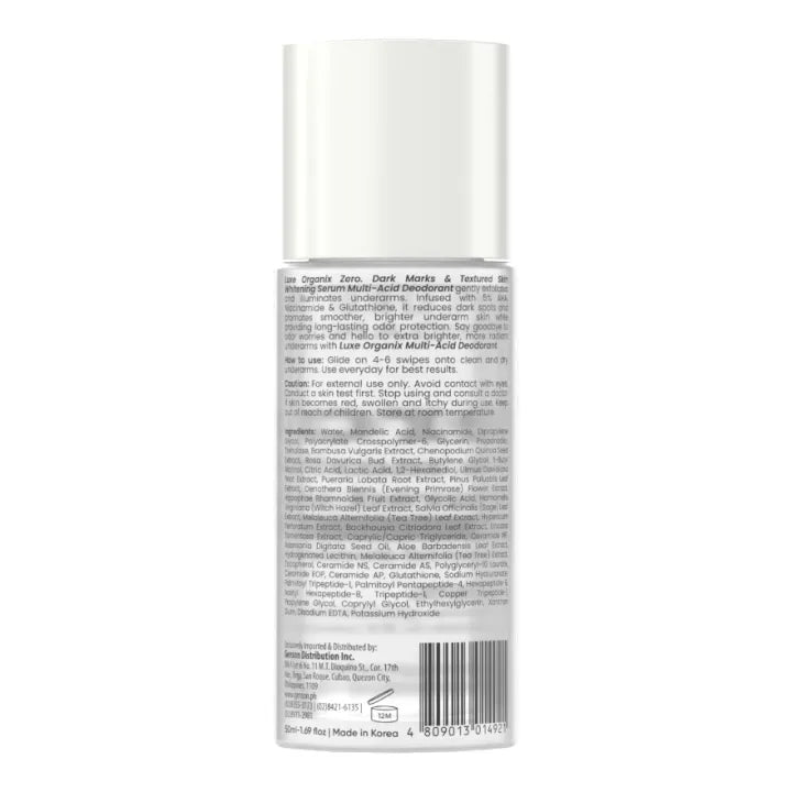 Zero Dark Marks & Textured Skin Whitening Multi-acid Serum Deodorant For Sensitive 50g