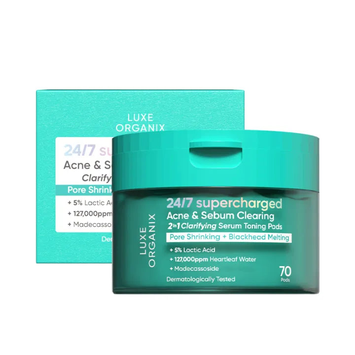24/7 Supercharged Acne & Sebum Clarifying Toning Pads