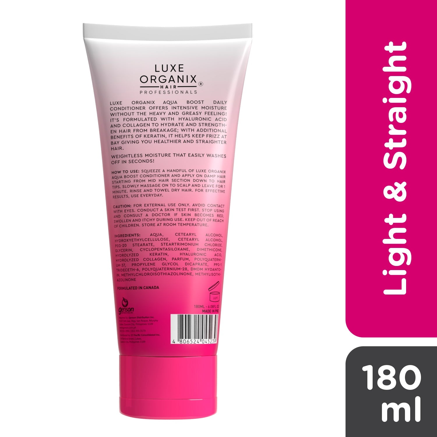 Aqua Boost Professional Treatment 180ml (Buy 1 Take 1) - Light & Straight