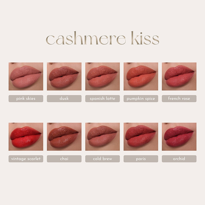 Absidy Cashmere Kiss Matte Lipstick in Vintage Scarlet