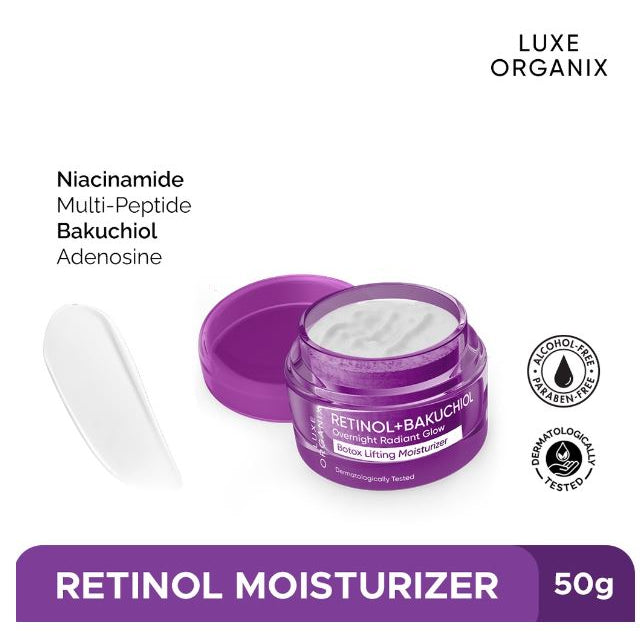 Retinol + Bakuchiol Overnight Radiant Glow Botox Lifting Moisturizer 50g