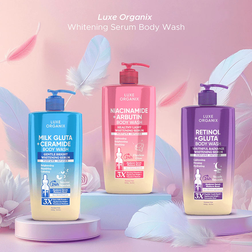 Milk Gluta + Ceramide Serum Body Wash 1000g (Perfume Infused)