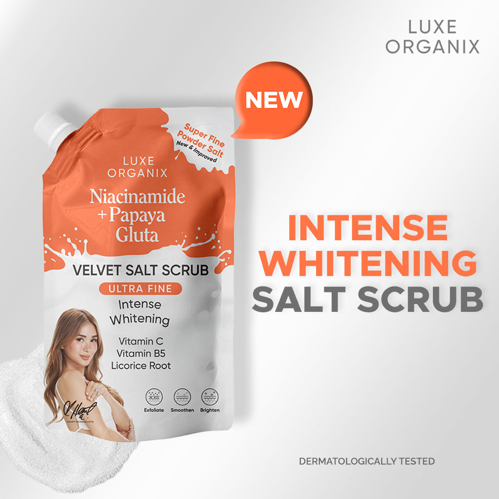 Niacinamide + Papaya Gluta Velvet Shower Salt Scrub 300g