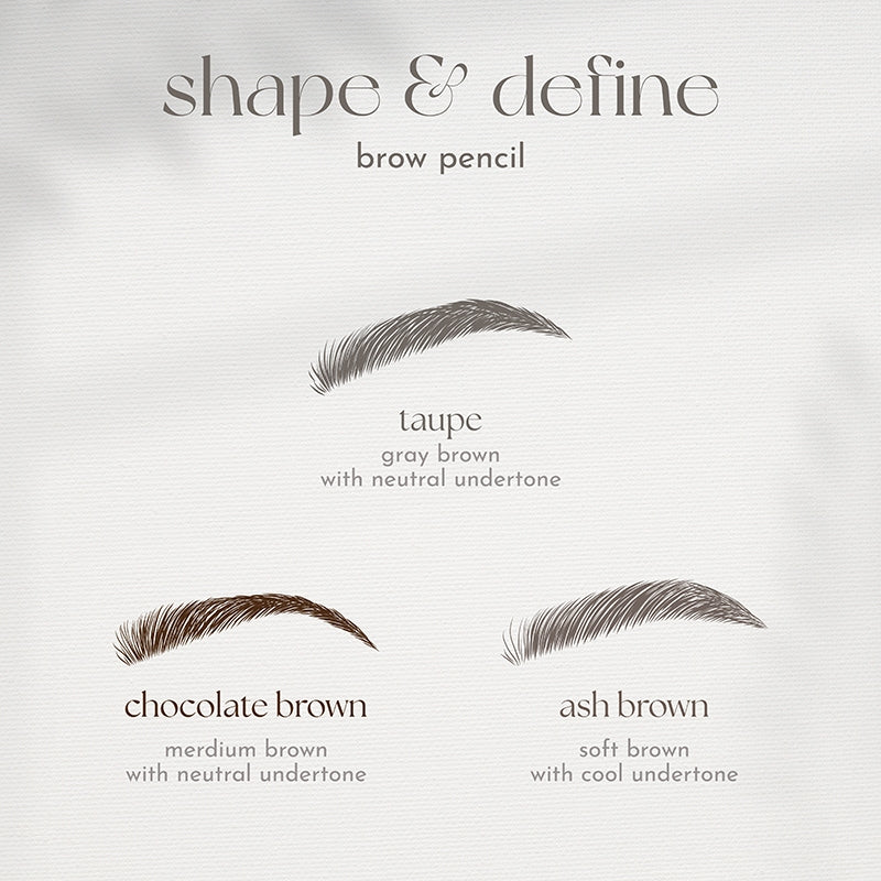 Absidy Shape & Define Eyebrow Pencil in Ash Brown