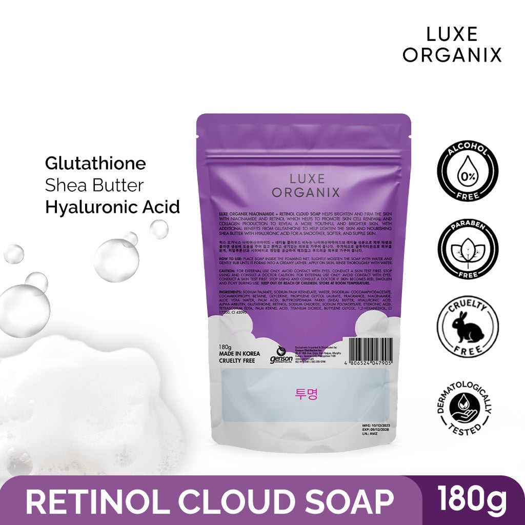 Niacinamide + Retinol Cloud Soap 180g