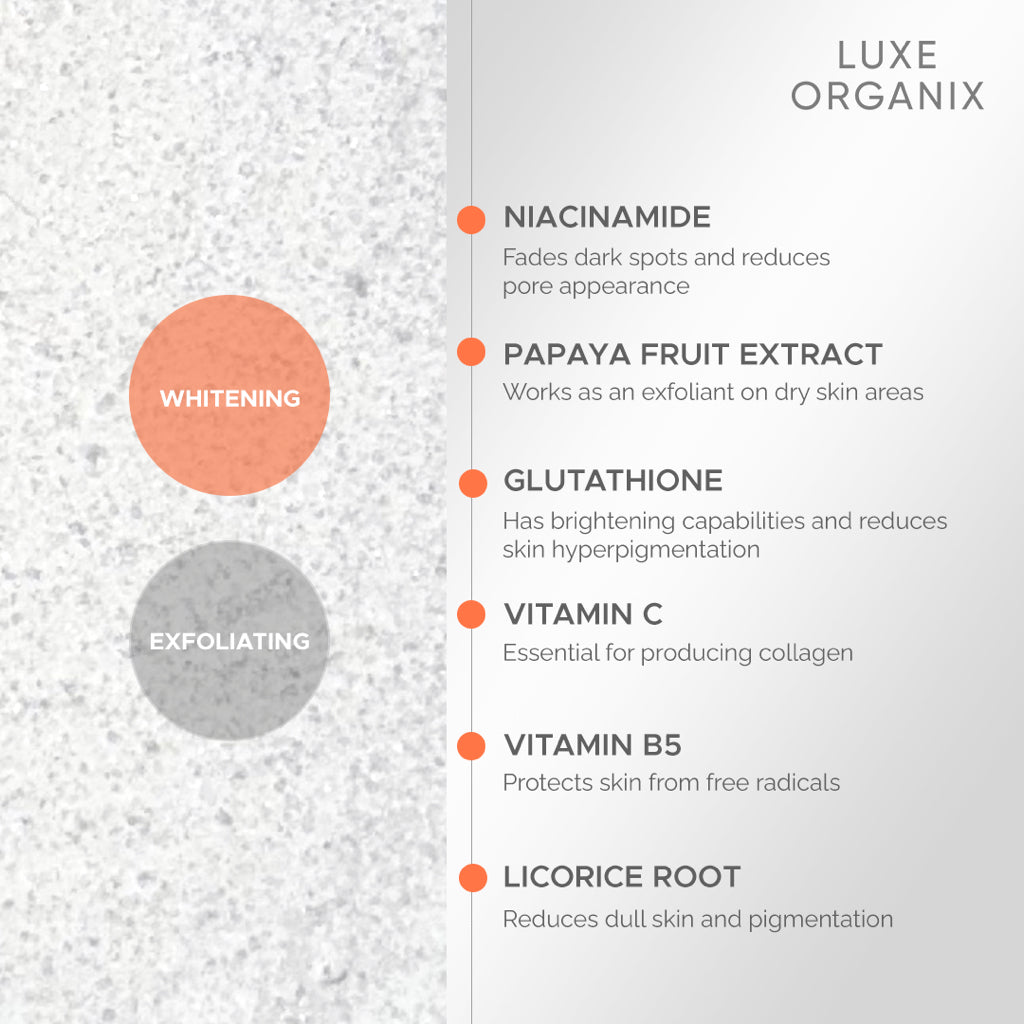 Niacinamide + Papaya Gluta Velvet Shower Salt Scrub 300g