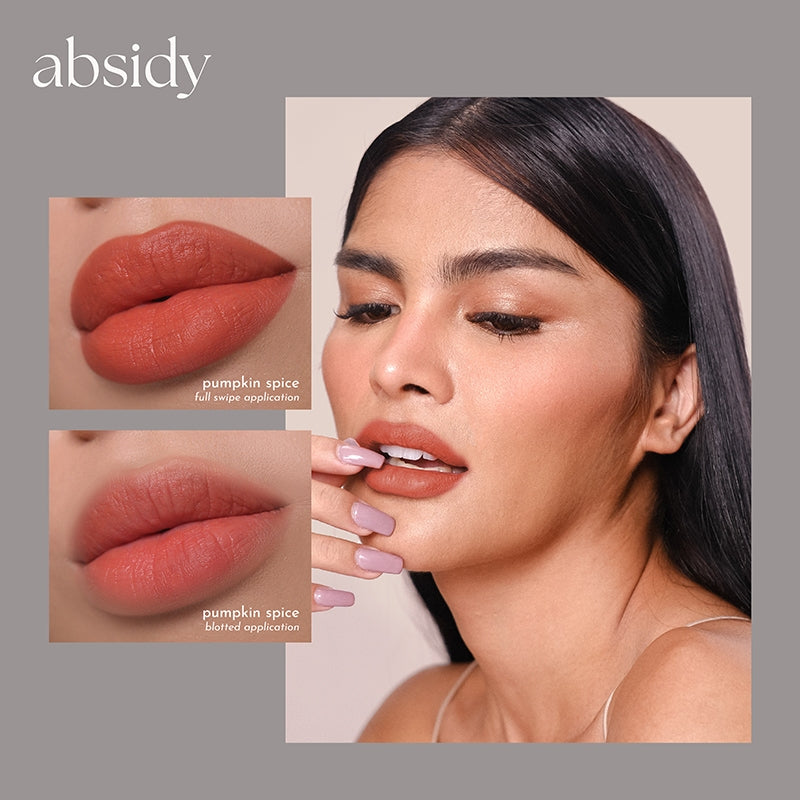 Absidy Cashmere Kiss Matte Lipstick in Pumpkin Spice