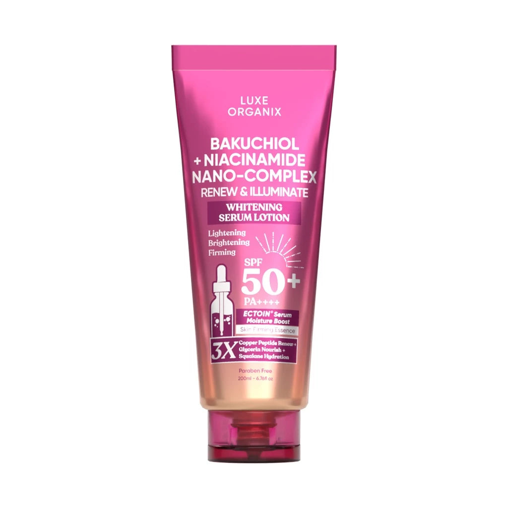 Bakuchiol + Niacinamide Nano-complex Renew & Illuminate Whitening Serum Lotion SPF 50+
