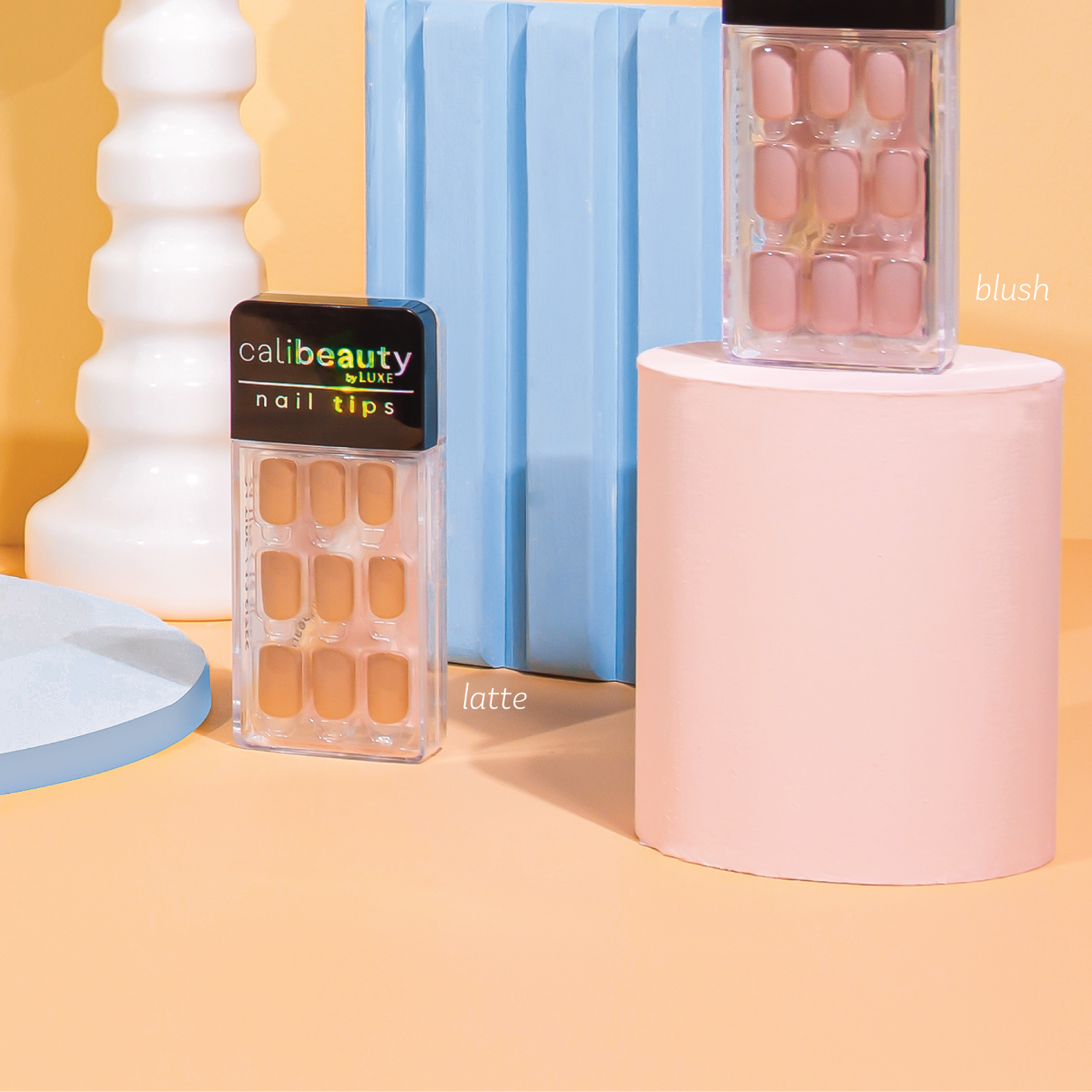 Cali Beauty Press-On Nail Tips (12 Colours)