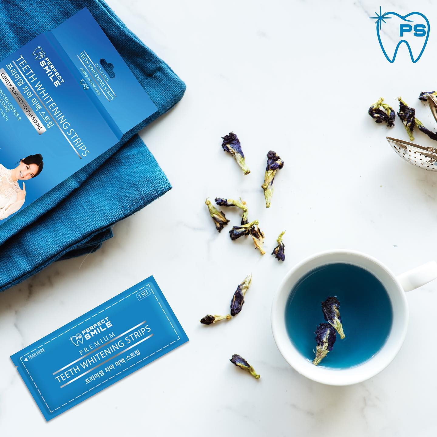 Perfect Smile Teeth Whitening Strips 8s