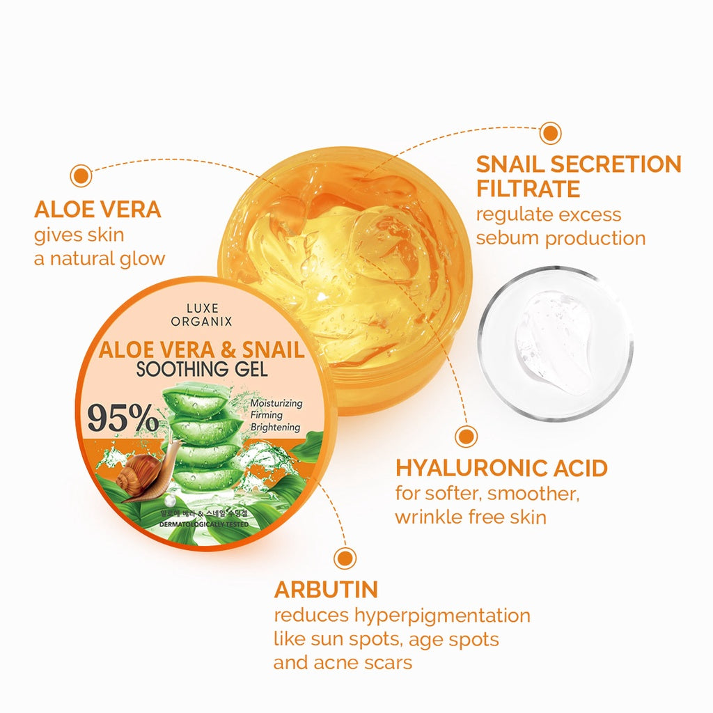 Aloe Vera & Snail Soothing Gel 300ml