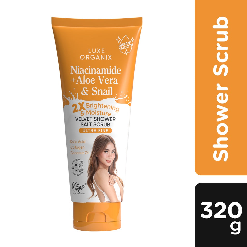 Niacinamide + Aloe Vera & Snail Velvet Shower Spa Salt Scrub 320g