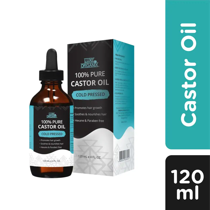 Castor Oil Drops Cold Pressed 120ml