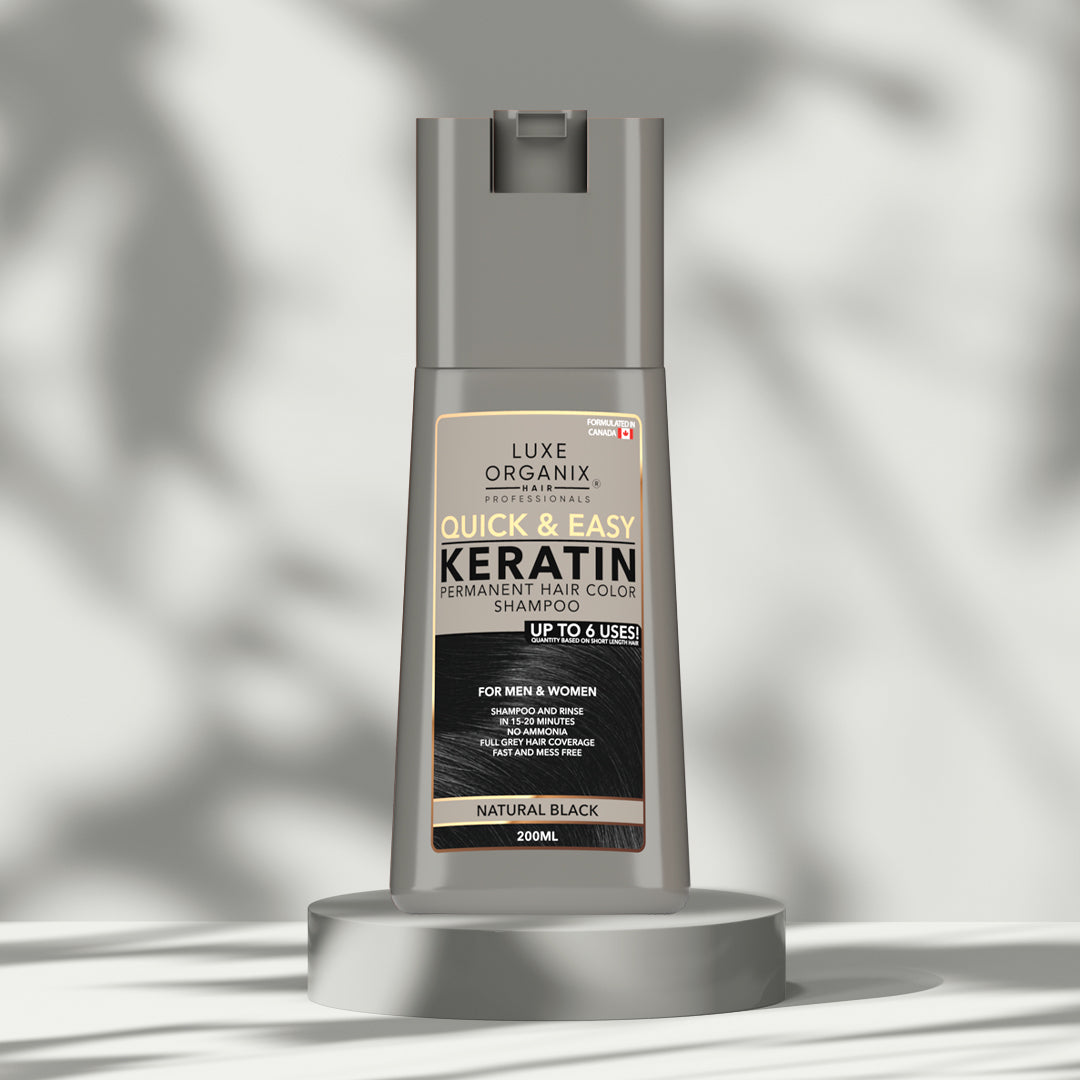 Hair Color Shampoo Natural Black 200ml