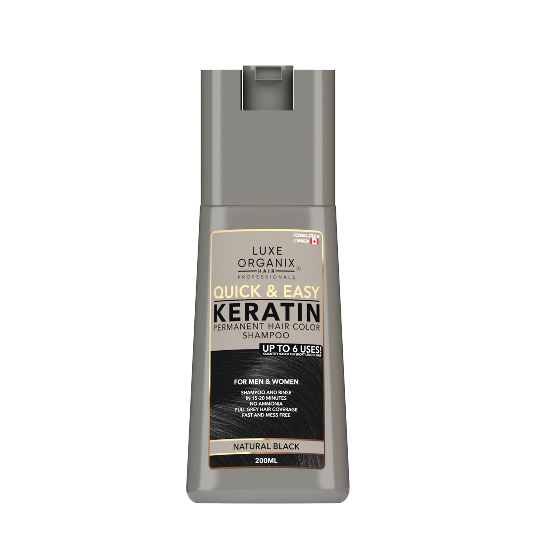 Hair Color Shampoo Natural Black 200ml