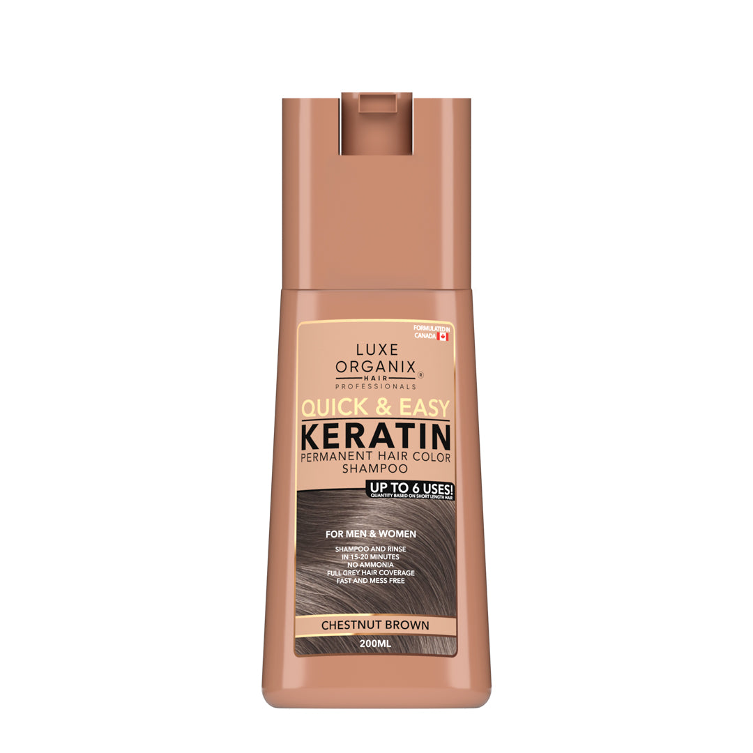 Hair Color Shampoo Chestnut Brown 200ml