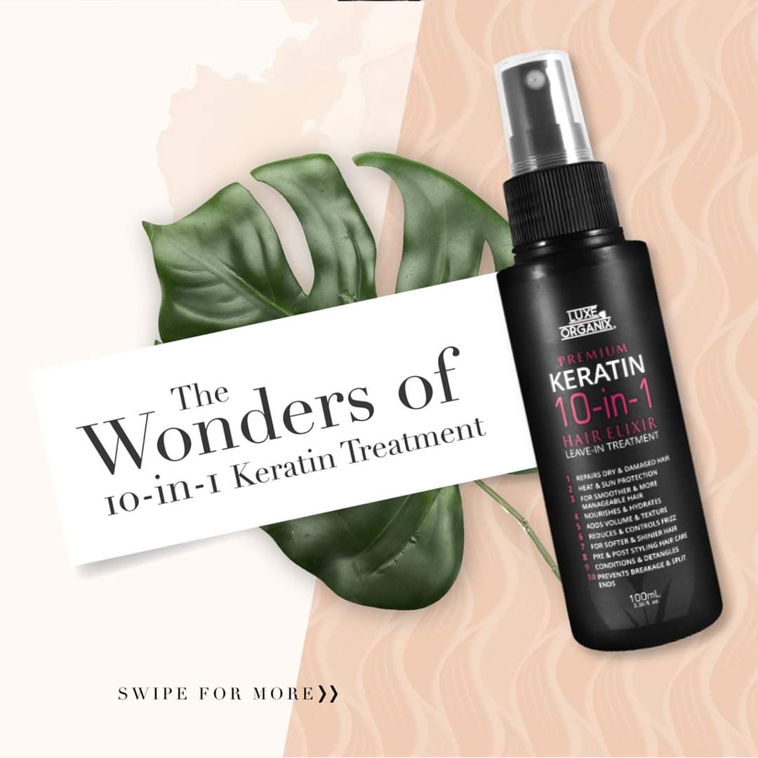 Keratin 10in1 Hair Elixir Leave-in Treatment 100ml