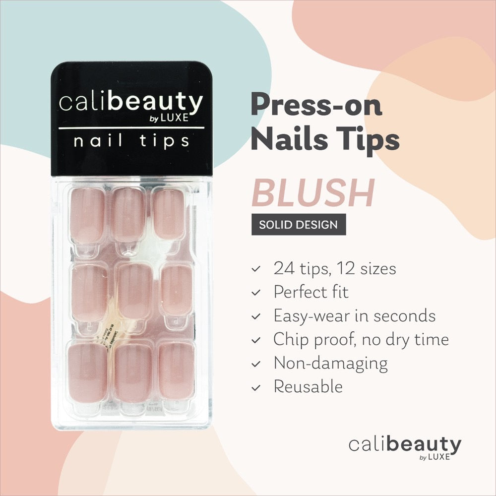 Cali Beauty Press-On Nail Tips (12 Colours)