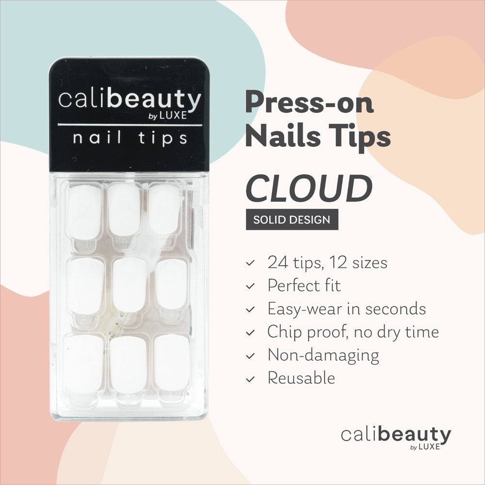 Cali Beauty Press-On Nail Tips (12 Colours)