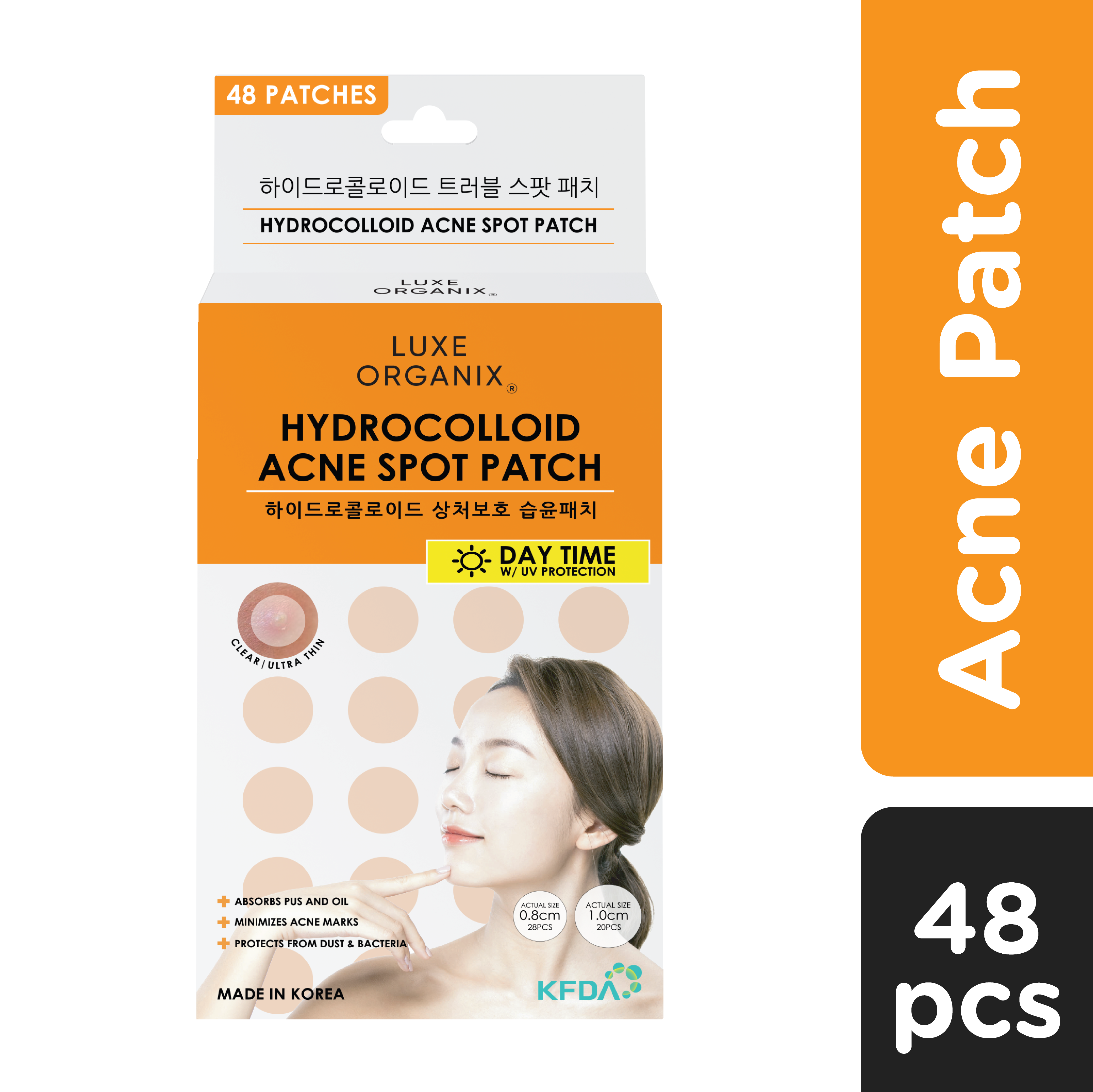 Hydrocolloid Acne Spot Patch Day Time 48s