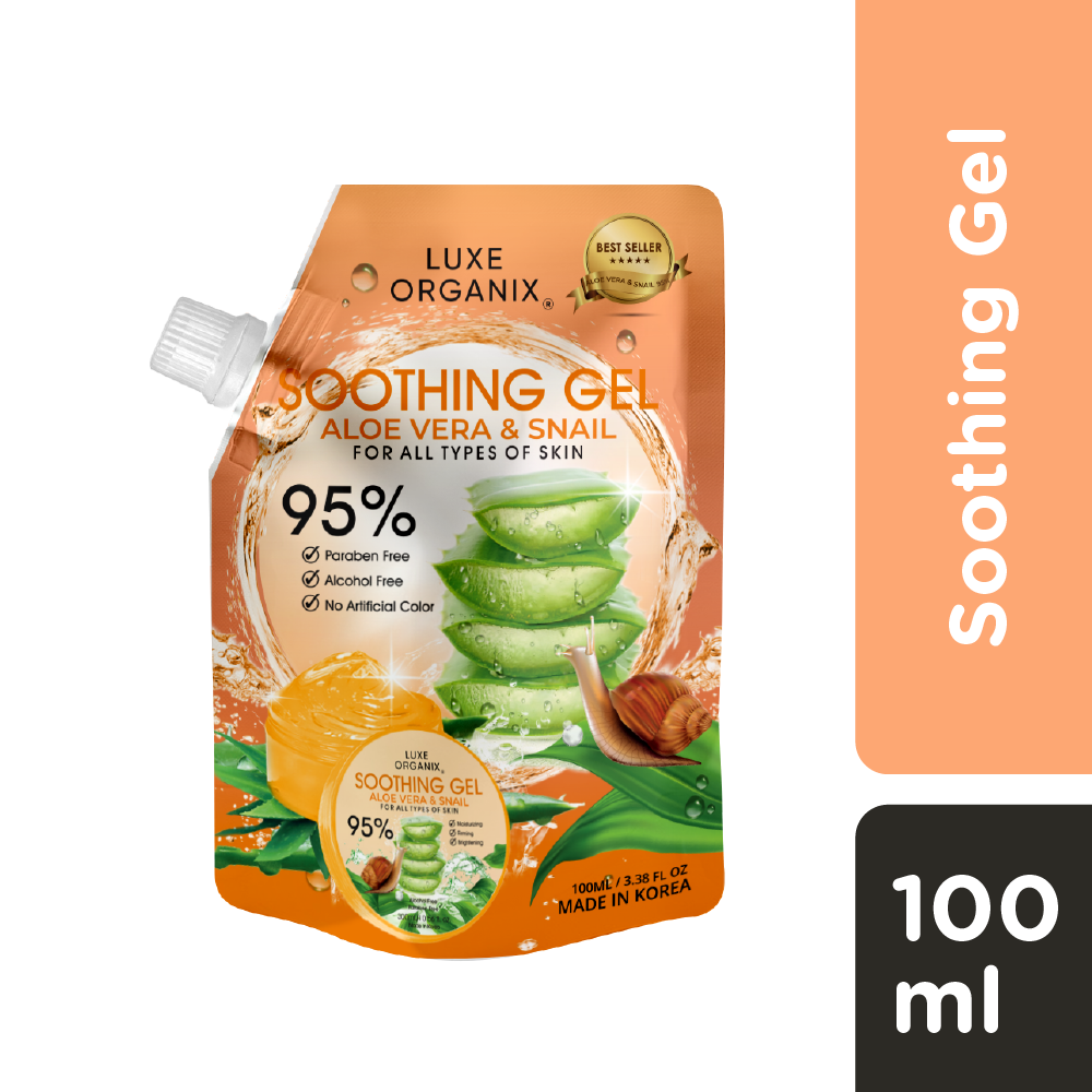 Aloe Vera & Snail Soothing Gel Sachet 100ml