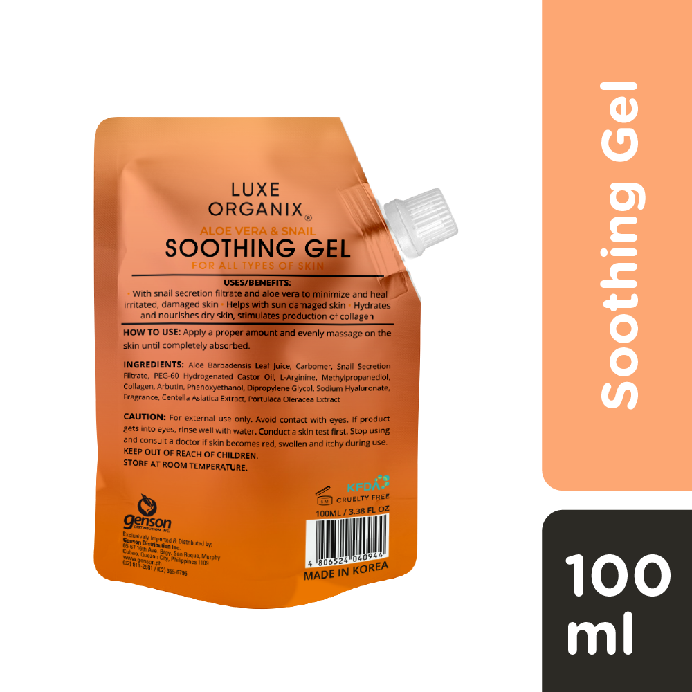 Aloe Vera & Snail Soothing Gel Sachet 100ml