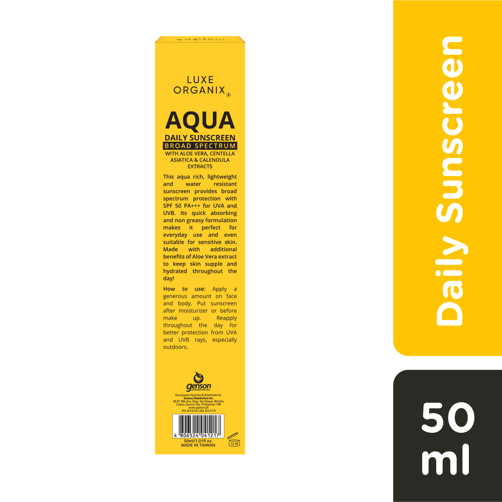 Aqua Daily Sunscreen 50ml