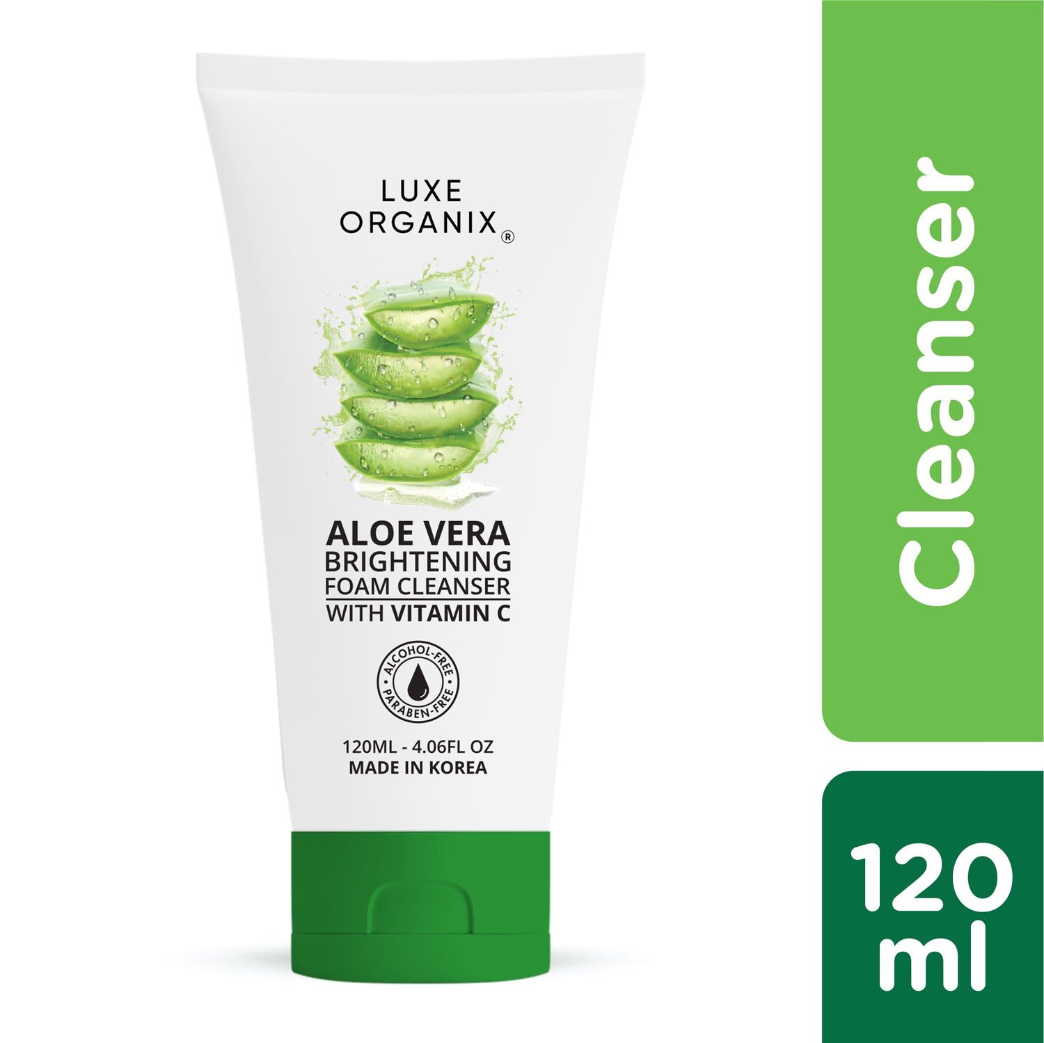 Aloe Vera Brightening Foam Cleanser with Vit C 120ml