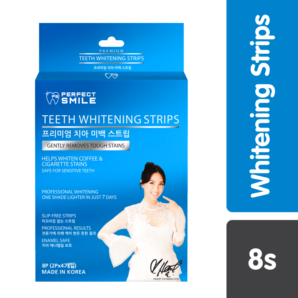 Perfect Smile Teeth Whitening Strips 8s