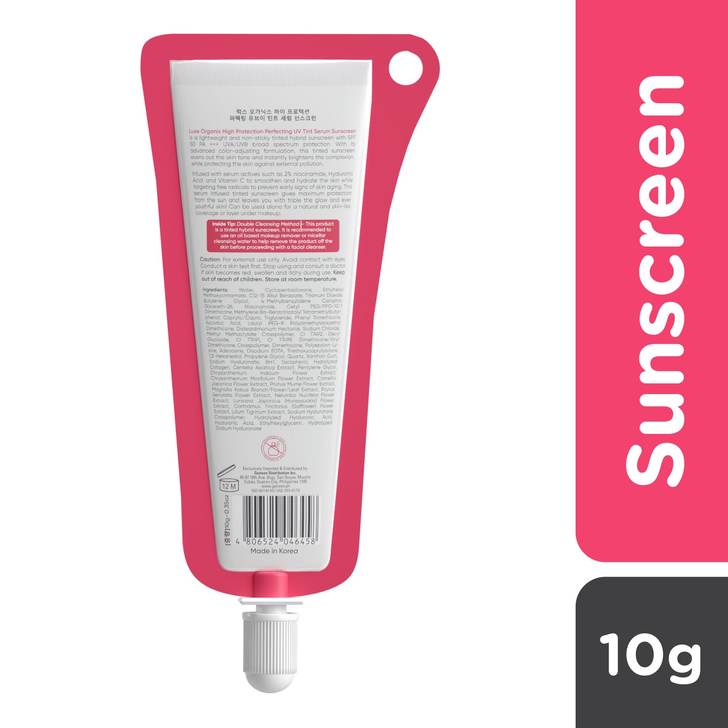 High Protection Perfecting UV Tint Serum Sunscreen SPF 50 PA + 10g