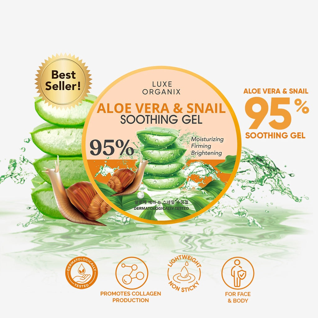 Aloe Vera & Snail Soothing Gel 300ml