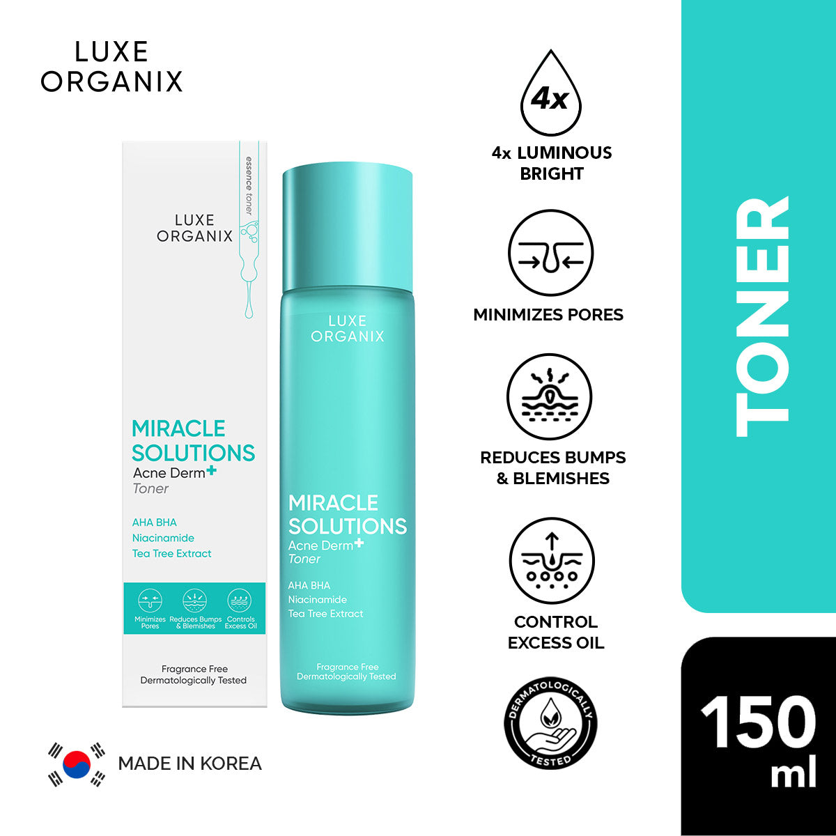Miracle Solutions Exfoliating Toner 150ml