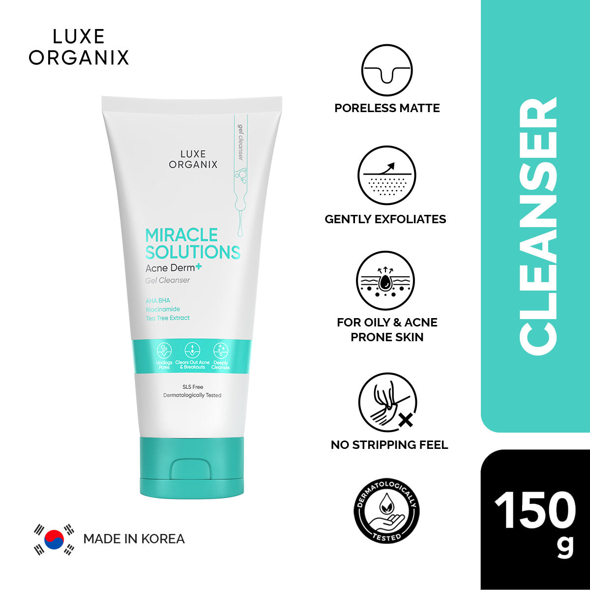 Miracle Solutions Exfoliating Cleanser 150ml