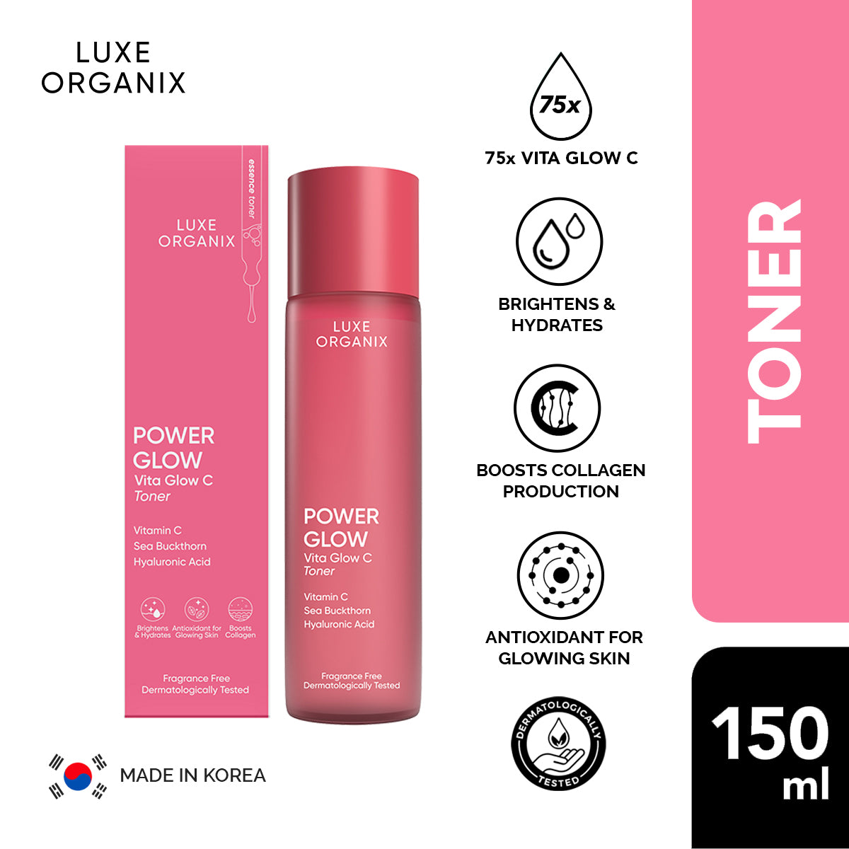 Power Glow Essence Toner 150ml