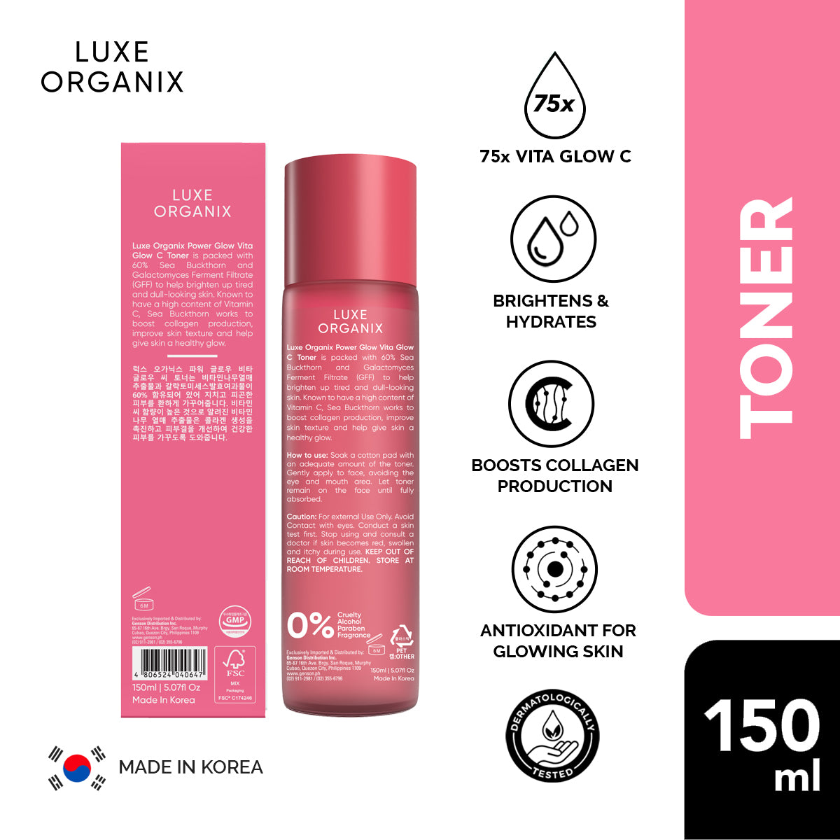 Power Glow Essence Toner 150ml