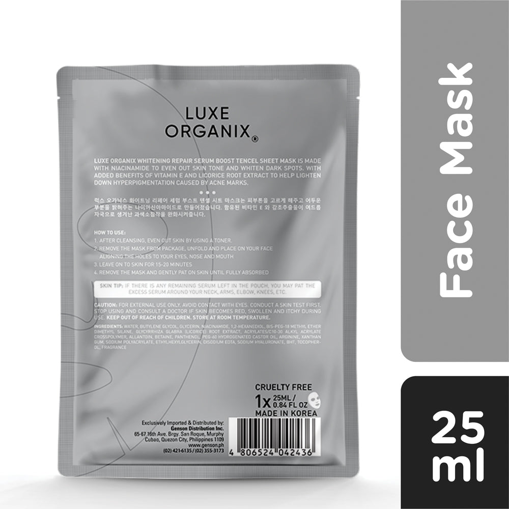 Serum Boost Tencel Sheet Mask 25ml - Whitening Repair