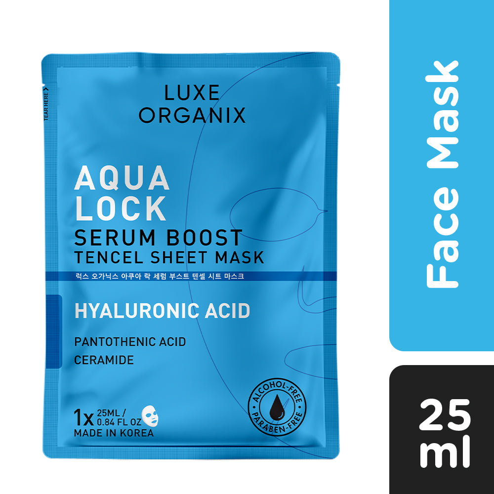 Serum Boost Tencel Sheet Mask 25ml - Aqua Lock