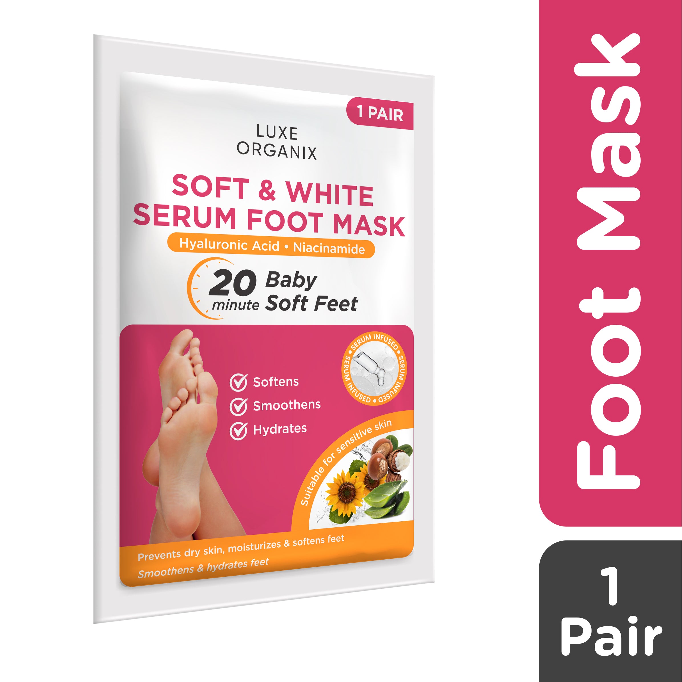 Soft & White Serum Foot Mask